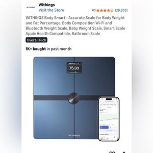 Withings Body Smart Scale Body +